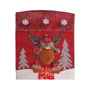 Washable Santa Snowmans Holiday Chair Slipcovers Tear Resistant Materials Instants Festival Atmospheres Creation