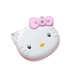 Cartoon Small Mobile Phone K688 Hello Flip Phone Cute Children Taiml Mobile Phone Dual Card Dual Standby Positioning Anti-Lost Alarm Clock Large Volume Mobile Phone