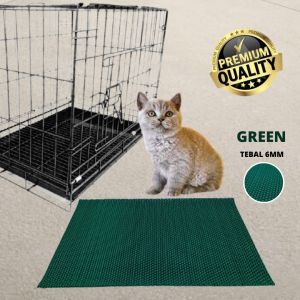 Alas Kandang Kucing/Alas Kandang Anjing/Alas Kandang Hewan S Mat 40x60 Hijau