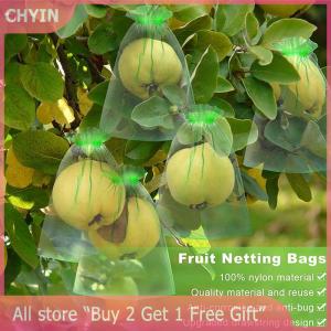 [COD] CHYIN 20Pcs Mesh Fruit Bag Strawberry Grapes Fruit Grow Bags Breathable Netting Mesh Vegetable Plant Protection Bags For Garden Tools