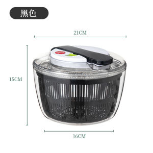 [SG Ready Stock] Press-type salad spin dryer and water-spinner vegetable washing basin Wash vegetables quickly dehydration vegetable washing drain basket