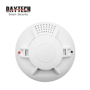 DAYTECH Smoke Detector Fire Alarm Battery Operated Portable Independent Alarm Sensor 9V Battery Operation Portable Smoke Detector Home/Office/Mall/Hotel/Restaurant Security Alarm System SM12 alarma sa sunog ng detektor ng usok