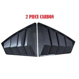 2PC Proton Saga VVT Window Cover Mustang Louver Shark Mirror Cover Rear Triangle Window Cover Door Visor Sun Protector Sunshade Sunshield Car Accessories Aksesori Kereta Saga Baru