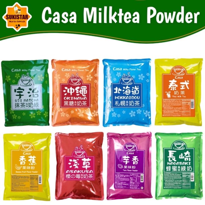 Casa Milktea Powders Okinawa / Matcha / Hokkaido / Taro / Asakusa / Thai 1kg Lazada PH