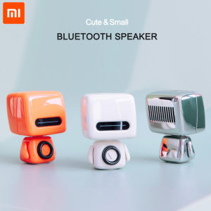 Portable Robot Speaker Bluetooth Mini Audio Wireless Hands-free Calling With MIC For Mobile Phone Cute Bluetooth Speakers Kawaii