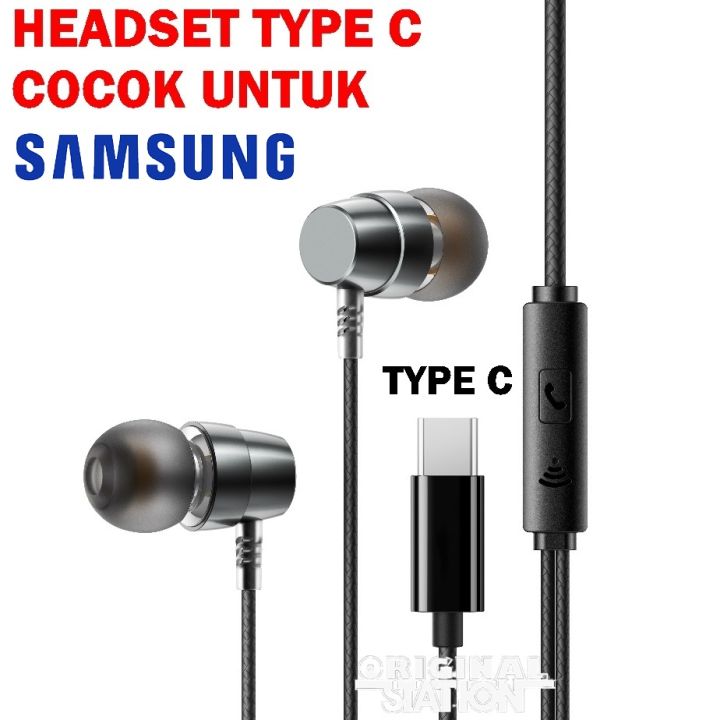 Headset TYPE C Super Bass Original MOFIT Cocok Untuk Samsung