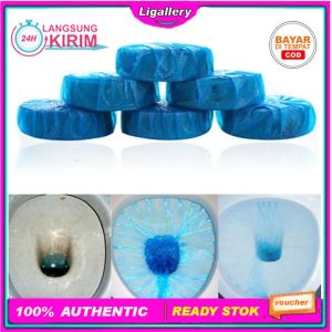 1 Pcs Tablet Biru Pembersih Kloset Kamar Mandi Penyegar Toilet Pengharum Toilet 50gr