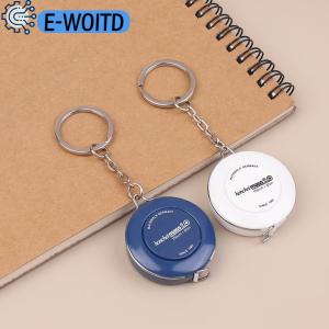 E-WOITD 150 60Inch Keychain Tape Measure Portable Retractable Mini ABS Plastic Measure Ruler Centimeter Inch Roll Tape Measuring Tool