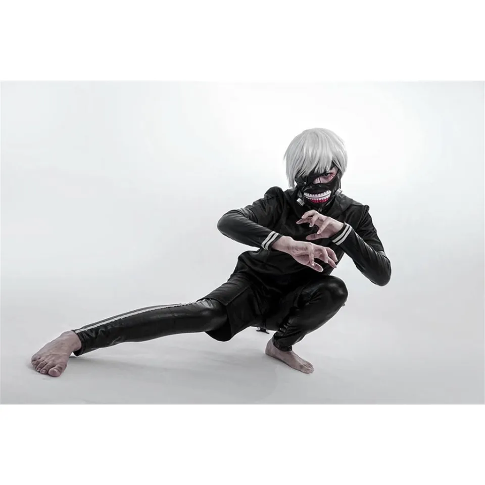 Hot Anime Tokyo Ghoul Kaneki Ken Hoodie Sweater Cosplay Costume Full Outfit  Halloween Suit | Lazada PH