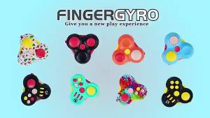 Fidget Pad Spinner Rotating Magic Bean Stress Relief Hand Sensory Ideal Party Favor Anti-Anxiety Office Desk Toys