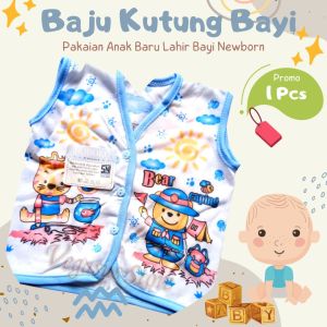 6Pcs Baju kutung Bayi Baru Lahir Atasan Boboko Karakter-Baju Bayi newborn 0-6 Bulan-Aurora Store