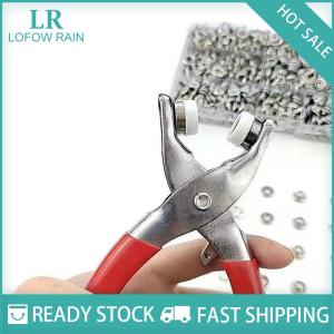 LF Wholesale✨Flash Sale ✨ Bộ snap ốc vít kit công cụ kim loại Snap Nút nhẫn với Fastener Kìm Báo Chí công cụ Kit cho quần áo may