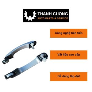 Tay mở cửa ngoài Kenbo Van mạ bạc