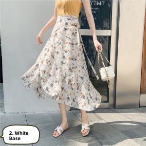 Floral Chiffon Beach Wrap Skirt Slim Sun-