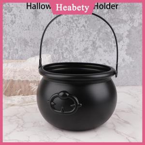Heabety Lớn phù thủy phù thủy Vạc trang trí Prop Halloween Irish bên bảng centerpieces kẹo chủ bảng Halloween trang trí