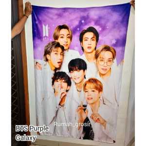 Selimut BTS BT21 KPOP Printing Blanket Lembut