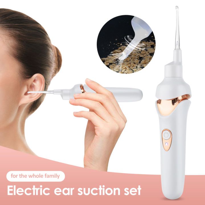 Electric Luminous Ear Pick Visual Ear Suction Device Baby Adults Ear