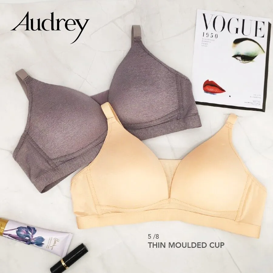 Audrey Style Wireless 5/8 Moulded Bra - B Cup Size 73-8137