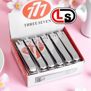 LS (PAKET 10 PCS) Gunting Kuku 777 Jumbo Stainless Steel Anti karat Best Quality Alat Perawatan Kuku Manicure Pedicure Nail Clippers Gunting Kuku Besar