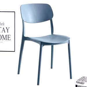 OUTDOORMORE HOT DEALS Nordic Dining Chair Home Chair Coffee Chair Stool Thickened Plastic Back Chair Stackable