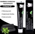 Bamboo Charcoal Teeth Whitening Black Toothpaste Whitener Tooth Paste. Making Your Teeth Sparkling White And Giving You a Fresh Mint Breath That Improves Your Public Confidence All-day Long.. 