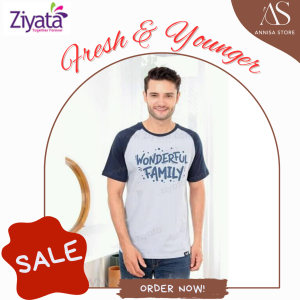 BAJU KAOS PRIA UKURAN JUMBO ZIYATA ZT 43 MAN / ATASAN KAOS REGLAN LAKI-LAKI BIG SIZE SARIMBIT KELUARGA ZIYATA