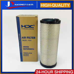 Komatsu Air filter PC35MR-2 PC30-8 PC40-8 PC45-8 PC50MR-2 PC35 excavator parts 119808-12520 AF25551 P821575 X4417516 2483864 CATERPILLAR HITACHI 7215