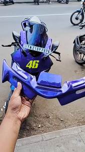 LZD  Applicable to Yamaha R15 V4 2024- Front Aerodynamic Fairing Kit   Inlet Wing