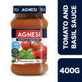 Agnesi Sugo Al Basilico Tomato and Basil Sauce 400g ++ แอคเนซี พาสต้าซอสมะเขือเทศผสมใบโหระพา 400 กรัม. 