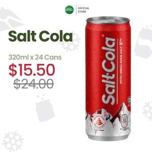 Salt Cola with Himalayan Salt (320ml x 24 Cans)