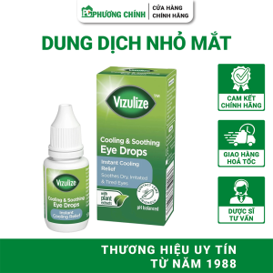 Dung Dịch Nhỏ Mắt Vizulize Cooling & Soothing Eye Drops Giúp Làm Mát Và Dịu Mắt 10ml