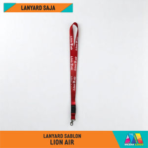 Lanyard / Tali ID Card LION AIR Sablon