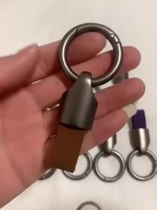 3 Pcs Key Chain Car Key Chain Clip Small Keychain Key Fob Keychain with Keyrings Zinc Alloy Bucklefor Men