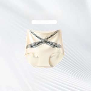 💕Thin and High Waist💕X-Shaped Tummy-Lifting and Hip-Lifting Panties Breathable Solid Color Triangle Tummy-Lifting and Hip-Lifting High Waist