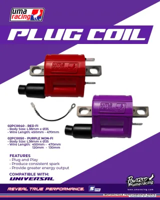 New! UMA Racing Plug Coil Universal FI and Non-FI