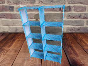 Rak Buku Portable / Lemari Serbaguna 2 Sisi