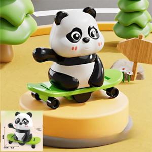 1 Pc Wind Up Panda Animal Classic Educational Clockwork Toy Friends Gift