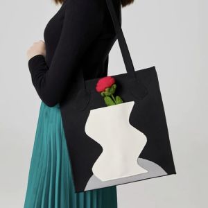 🔥พร้อมส่ง 🔥 BYB กระเป๋าผ้าทอหนา  เก๋สุดใจ น่่ารัก ใช้ในชีวิตประจำวันได้  Code 6530