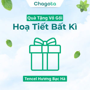 Vỏ Gối Nằm Tencel Hương Bạc Hà mát lạnh Chagota Bedding size 45x65cm tinh chất Bạc Hà Kháng Khuẩn nhiều hoạ tiết