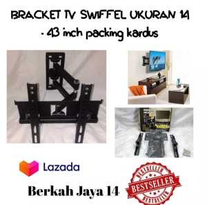 Bracket TV UNIVERSAL braket breket Swivel SWIFFEL SWIFEL TV LED LCD PLASMA FLAT PANEL Ukuran 14 inch - 43 inch Harga Murah PROMO DISKON TERLARIS Barang Berkualitas