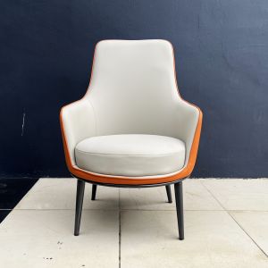 Guscio Armchair  / Contemporary High back Lounge Chair - FRM7325
