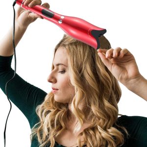 Rose Hair Curler Auto Rotating Ceramic Curling Iron Long-lasting Electric Hair Curly Temperature Adjustable Waver Styling Tool