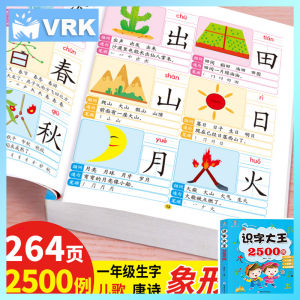 1440 Words Chinese Books Learn Chinese First Grade Teaching Material Chinese characters Picture Book For Kids Libros 1440字儿童学前看图识字书3-6岁幼儿园 识字大王注拼音版 一年级学前班幼小衔接幼升小教材语文学习早教卡3-7岁宝宝学汉字书
