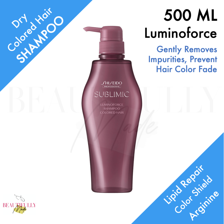 Shiseido Professional Sublimic Luminoforce Shampoo 500ml - Gently