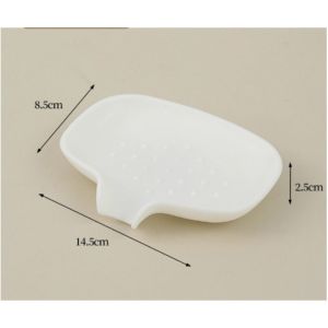 Cute Silicone Soap Box Holder Hole-Free Drainage Design Travel/Home Bathroom