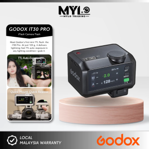 Godox iT30 Pro for Sony | Fujifilm | Canon 2.4G 2.8" Touchscreen Pocket Flash TTL Auto-Exposure 2.4G Wireless on-Camera Flash