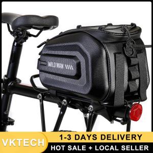 4L Cycling Rear Seat Bags Multifunction Bicycle Luggage Carrier Bag Large Capacity Waterproof for Outdoor Riding Travel