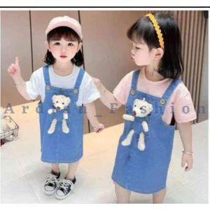 Overall Boneka Anak - Jumpsuit Wearpack Celana dan Rok anak usia 1-7 tahun