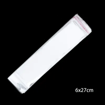 100pcs Self Adhesive OPP Clear Plastic Packing Bag [Many Size]