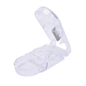 Pill Cutter Medicine Splitter Case Supplement Separator Pill Splitter Box Pill Cutter